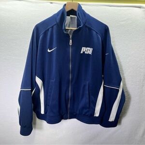 Nike Penn State VTG PSU Lightweight Jacket Coat Mens M Blue collegiate 2639‎